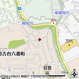 大阪府高槻市日吉台六番町59-7周辺の地図