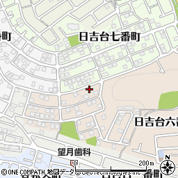 大阪府高槻市日吉台六番町40-8周辺の地図