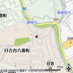 大阪府高槻市日吉台六番町53-2周辺の地図