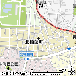 大阪府枚方市北楠葉町周辺の地図