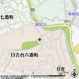 大阪府高槻市日吉台六番町51-14周辺の地図