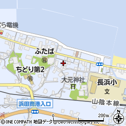 島根県浜田市長浜町中原1446周辺の地図