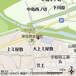 愛知県新城市八名井朝拝周辺の地図