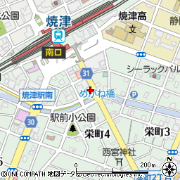 酒肴 本丸 駅前栄町店周辺の地図