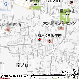 京都府宇治市大久保町山ノ内周辺の地図