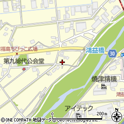 静岡県焼津市保福島584周辺の地図