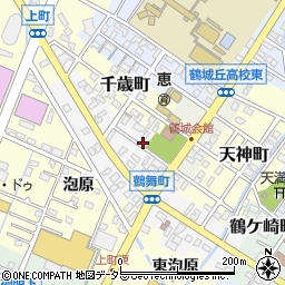 愛知県西尾市鶴舞町146周辺の地図