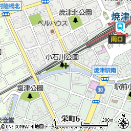 小石川公園トイレ周辺の地図