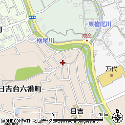大阪府高槻市日吉台六番町53-14周辺の地図