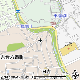 大阪府高槻市日吉台六番町53-36周辺の地図