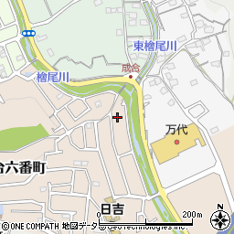 大阪府高槻市日吉台六番町56-12周辺の地図