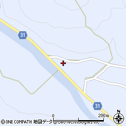 岡山県加賀郡吉備中央町美原361周辺の地図