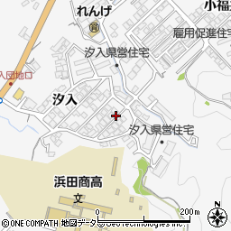 島根県浜田市熱田町汐入周辺の地図