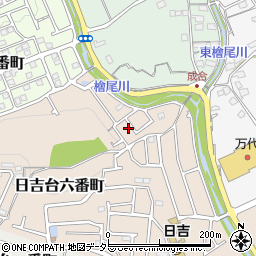 大阪府高槻市日吉台六番町53-9周辺の地図
