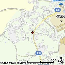 滋賀県甲賀市信楽町江田609周辺の地図