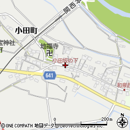 小田坂の下周辺の地図