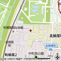 大阪府枚方市北楠葉町4-14周辺の地図
