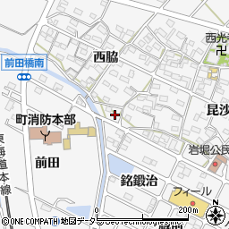 愛知県額田郡幸田町菱池西脇37周辺の地図