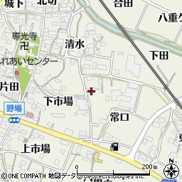 愛知県額田郡幸田町野場常口28周辺の地図