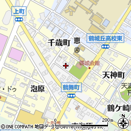 愛知県西尾市鶴舞町143-2周辺の地図