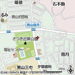 セブンイレブン八幡市男山指月店周辺の地図