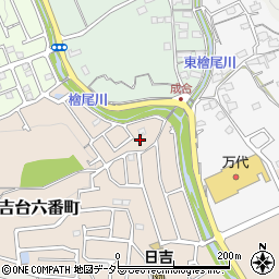 大阪府高槻市日吉台六番町53-17周辺の地図