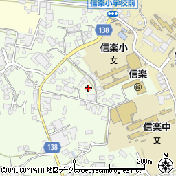 滋賀県甲賀市信楽町江田961-2周辺の地図