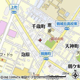 愛知県西尾市鶴舞町140周辺の地図