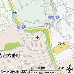 大阪府高槻市日吉台六番町53-18周辺の地図