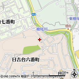 大阪府高槻市日吉台六番町51周辺の地図