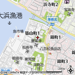 本伝寺周辺の地図