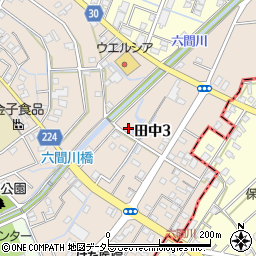 藤枝市役所　田中城下屋敷周辺の地図