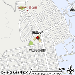 豊川市役所　赤坂台保育園周辺の地図