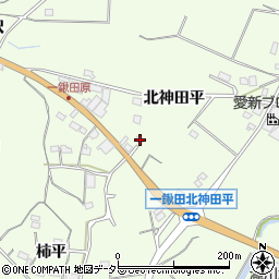 愛知県新城市一鍬田北神田平27周辺の地図