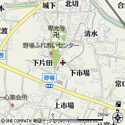 愛知県額田郡幸田町野場下片田15周辺の地図