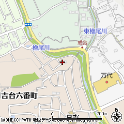 大阪府高槻市日吉台六番町53周辺の地図