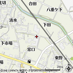 愛知県額田郡幸田町野場常口47周辺の地図