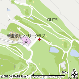 兵庫県宝塚市切畑1-113周辺の地図