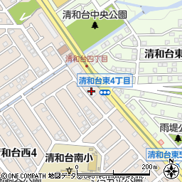 ココカラファイン清和台店周辺の地図