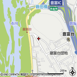 豊富台第一公園周辺の地図