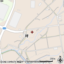 愛知県新城市黒田坪周辺の地図