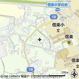 滋賀県甲賀市信楽町江田963-8周辺の地図