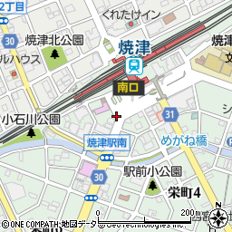 〒425-0027 静岡県焼津市栄町の地図