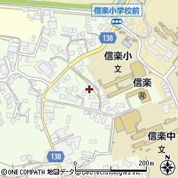 滋賀県甲賀市信楽町江田961周辺の地図