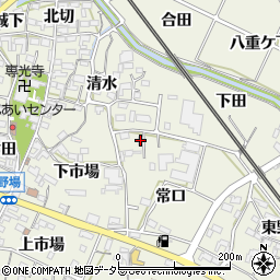 愛知県額田郡幸田町野場常口31周辺の地図