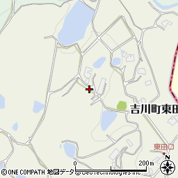 兵庫県三木市吉川町東田1004周辺の地図