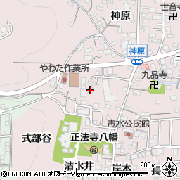 京都府八幡市八幡清水井23周辺の地図