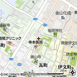 愛知県西尾市大給町30周辺の地図