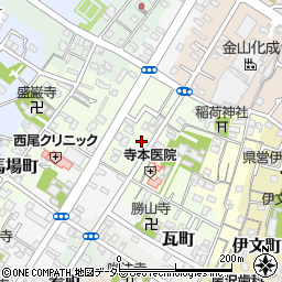 愛知県西尾市大給町87周辺の地図