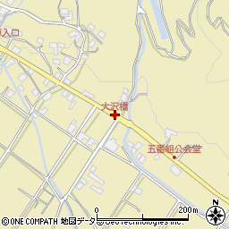 大沢橋周辺の地図